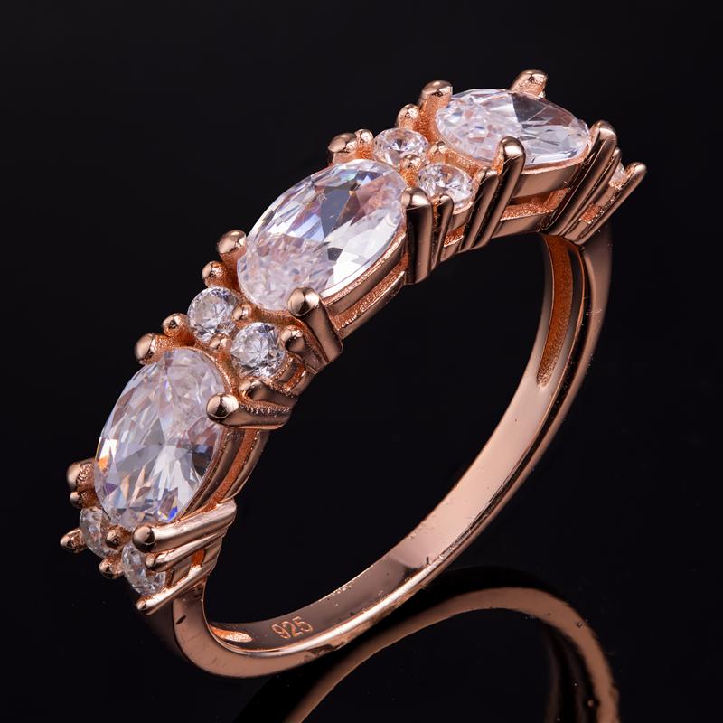 Stress-Free Glamour Ring & Necklace (Diamond White)